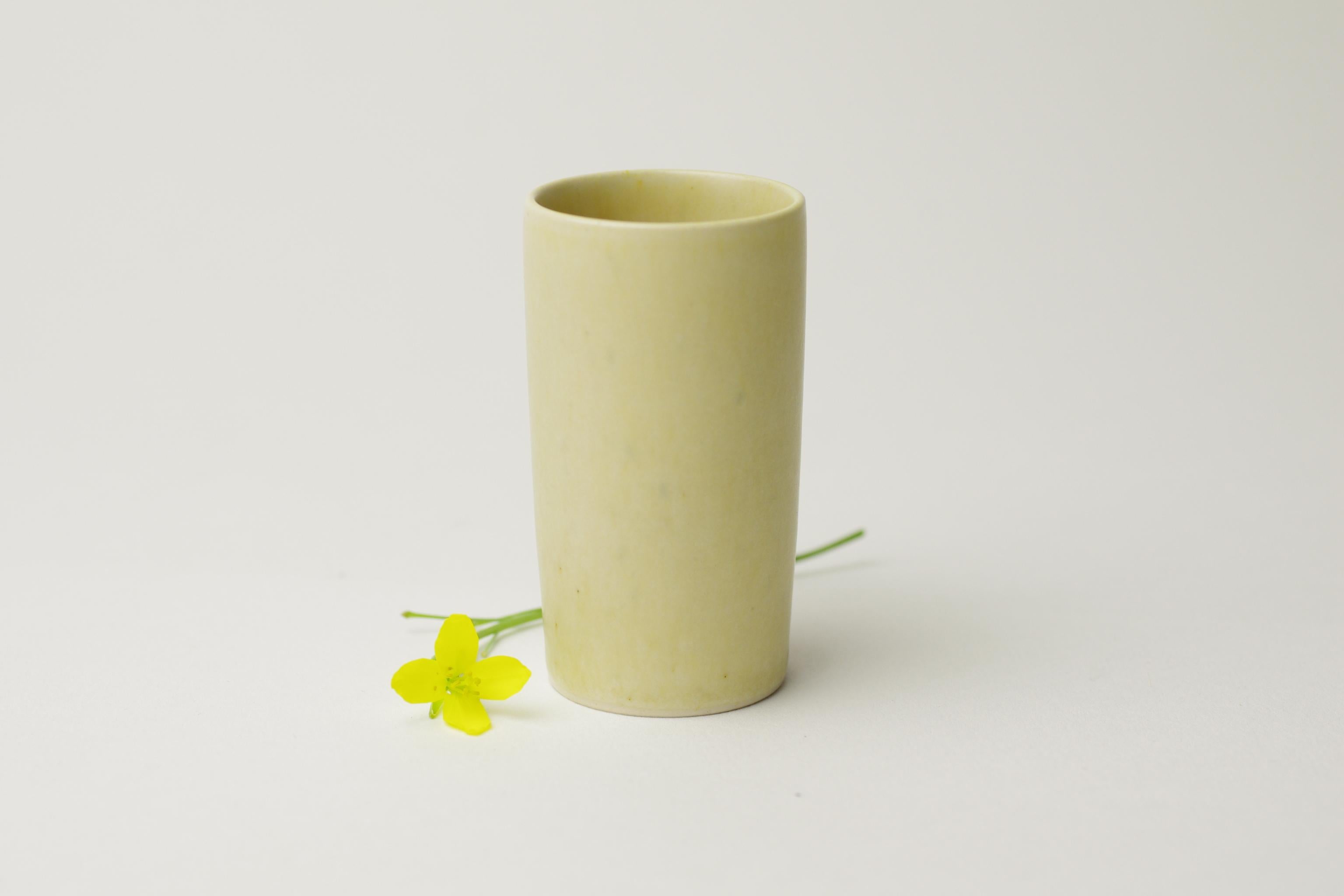 Product Description:
This small vase was designed by Per Linnemann-Schmidt for his company Palshus. Per established Palshus together with his wife Annelise in 1949 in Sengløse (close to Copenhagen). Palhus closed its doors in 1973, three years after