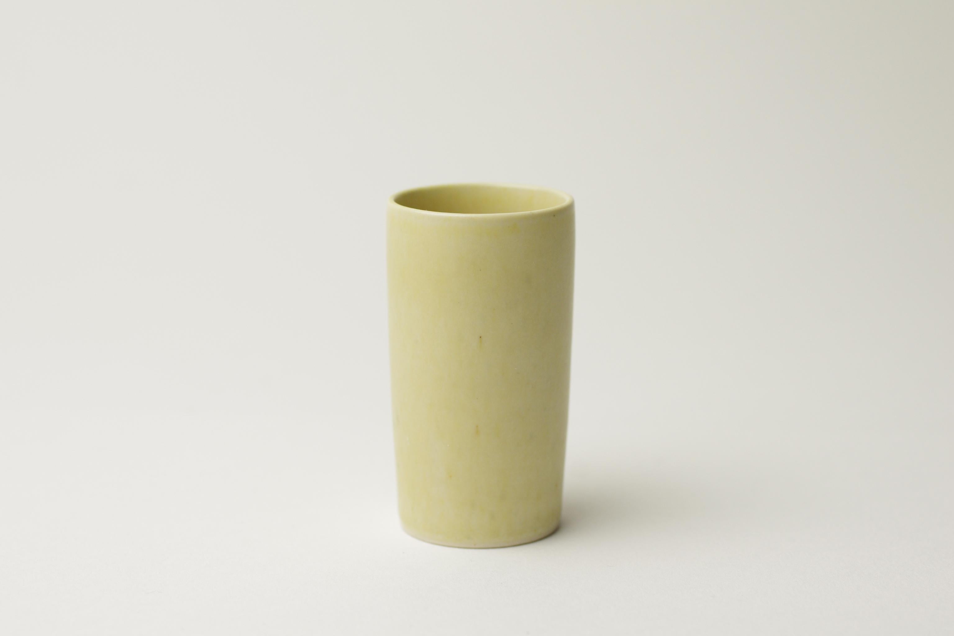 Earthenware Creme color vase - Per Linnemann-Schmidt - Palshus For Sale