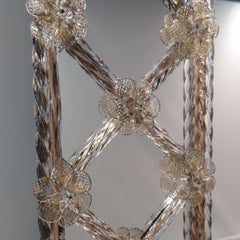 "CREME" Specchio Veneziano in Vetro di Murano, by Fratelli Tosi, Made in Italy