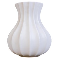 Creme White Porcelain Vase - Pia Rönndahl Rörstrand - Scandinavian Modern