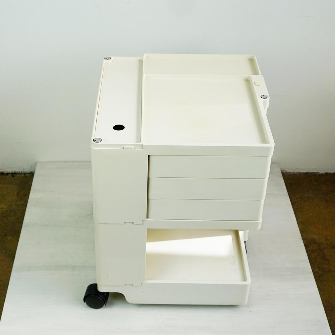 Cremewhite Boby Trolley by Joe Colombo for Bieffeplast, Italy, 1970s For Sale 3