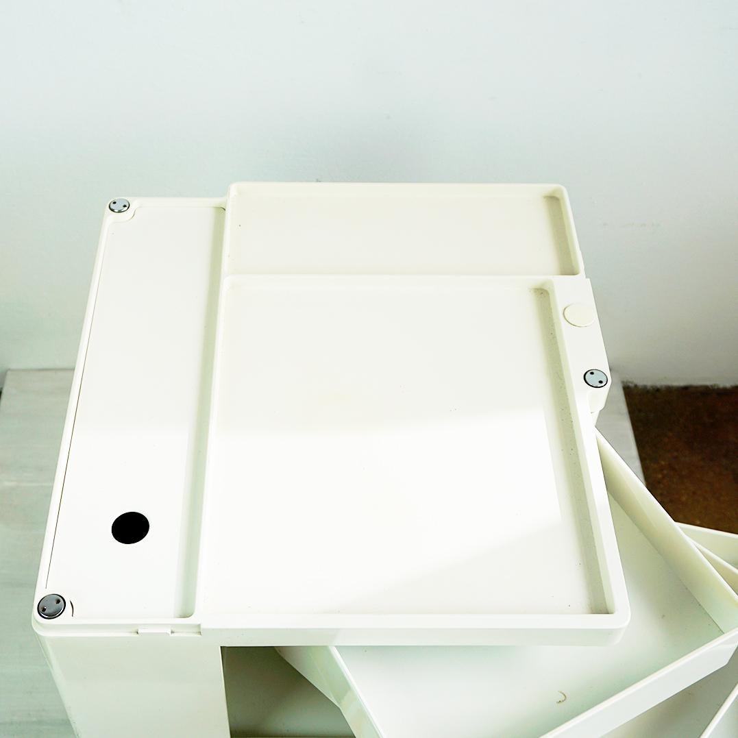 Cremewhite Boby Trolley by Joe Colombo for Bieffeplast, Italy, 1970s For Sale 5