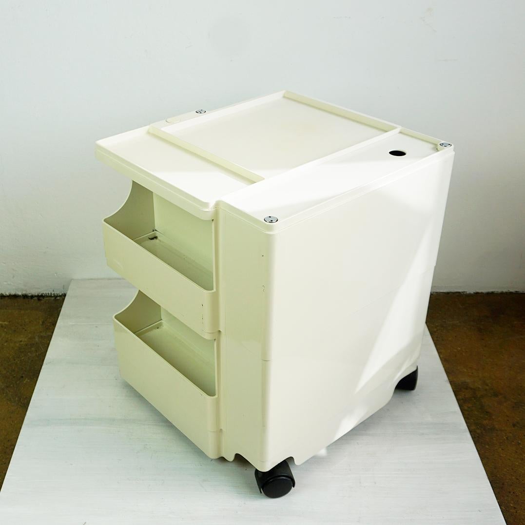 Cremewhite Boby Trolley by Joe Colombo for Bieffeplast, Italy, 1970s For Sale 9