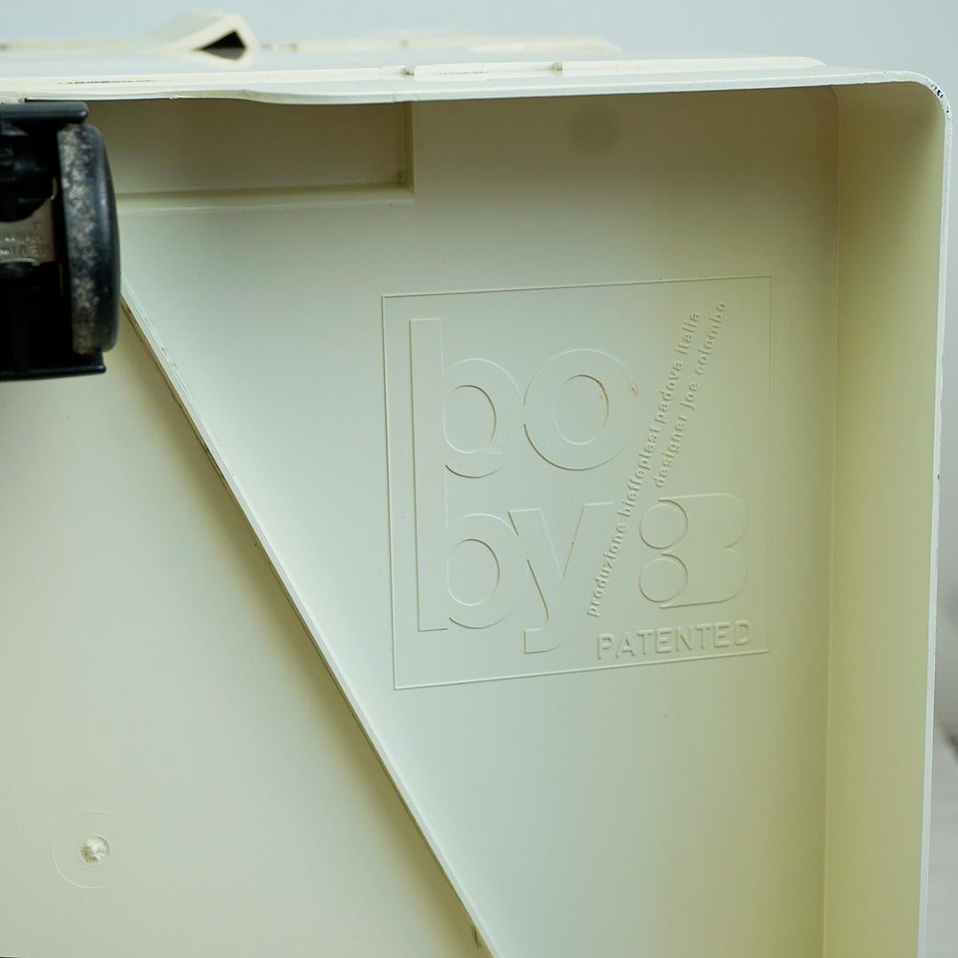 Italian Cremewhite Boby Trolley by Joe Colombo for Bieffeplast, Italy, 1970s For Sale