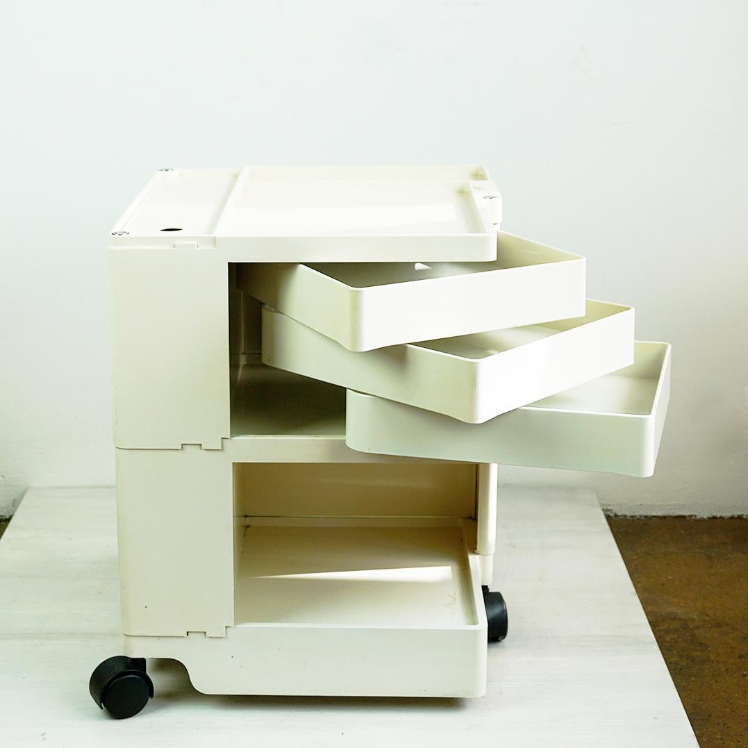 Cremewhite Boby Trolley by Joe Colombo for Bieffeplast, Italy, 1970s For Sale 1