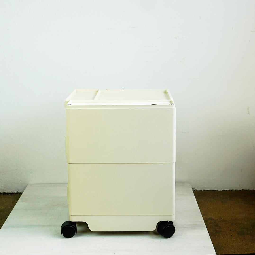 Cremewhite Boby Trolley by Joe Colombo for Bieffeplast, Italy, 1970s For Sale 2
