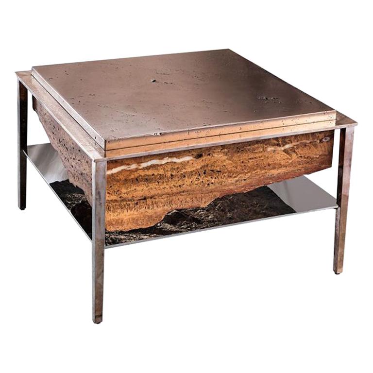 Cremino Coffee Table Handcrafted by Gianluca Pacchioni For Sale