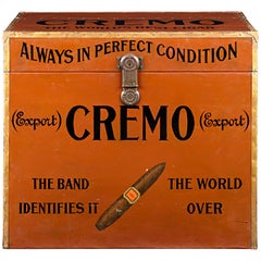 Vintage Cremo Cigar Humidor Trunk