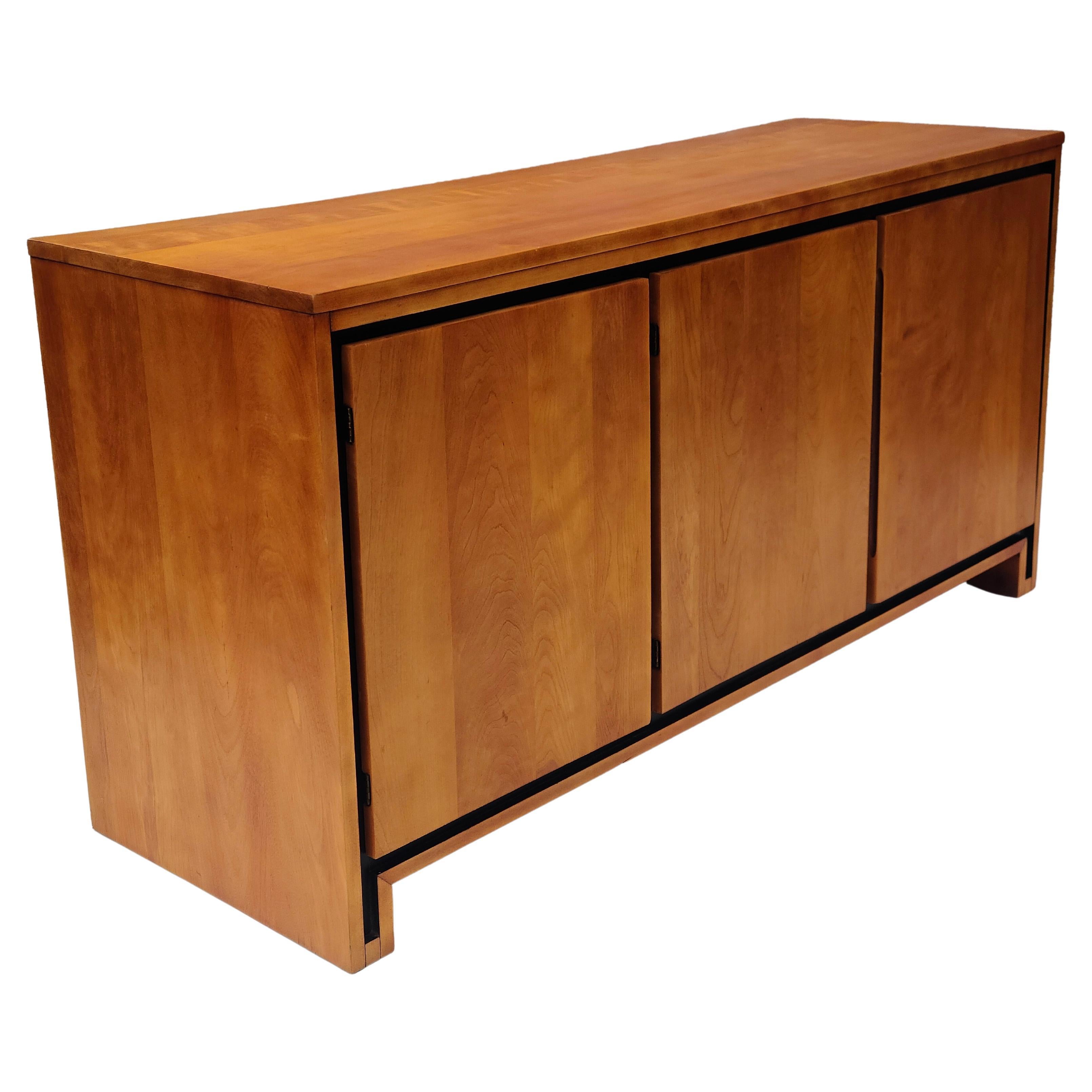 Please feel free to reach out for efficient shipping to your location.

Conant Ball three door credenza.
Designed by Leslie Diamond for the Modern Mates line.
Minimally invasive refinishing.

