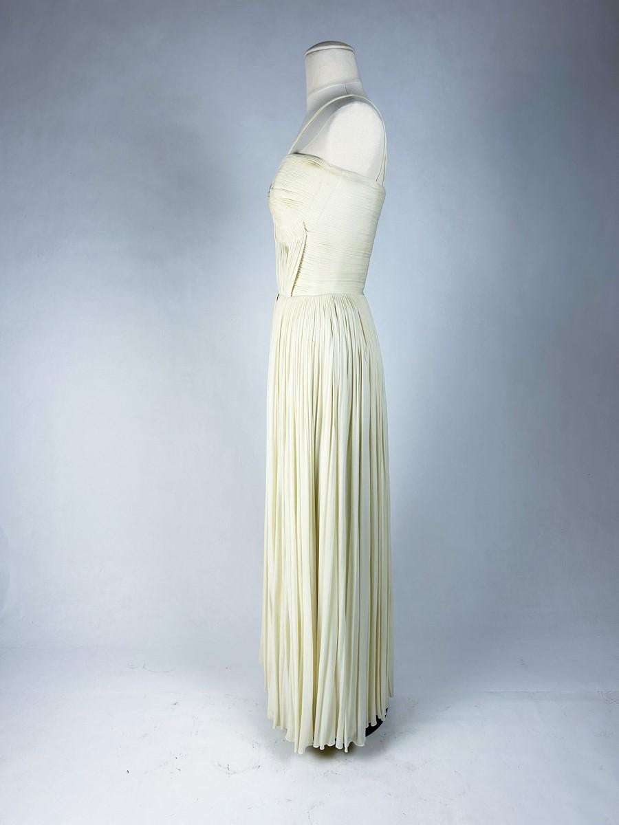 Crepe Long dress by Madame Grès Haute Couture (attributed to) Spring Summer 1955 8
