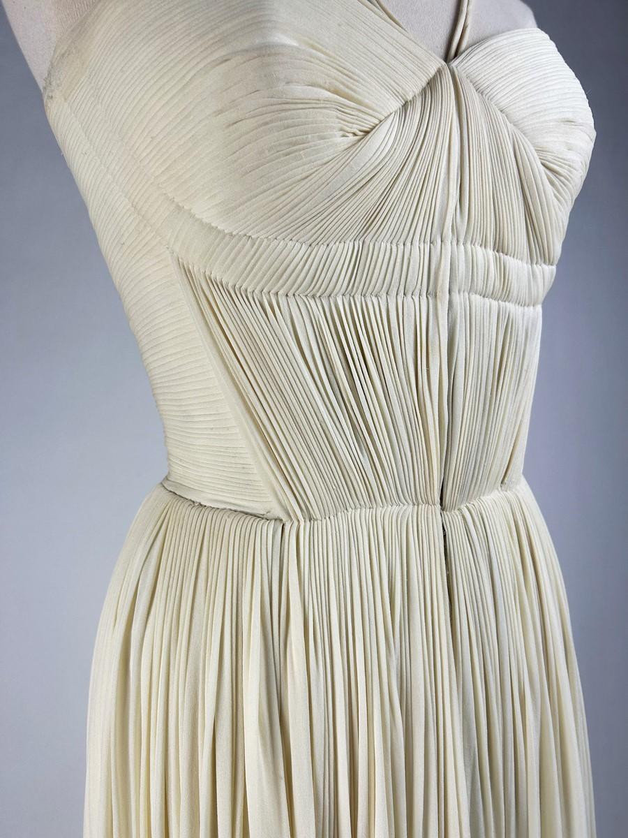 Crepe Long dress by Madame Grès Haute Couture (attributed to) Spring Summer 1955 2