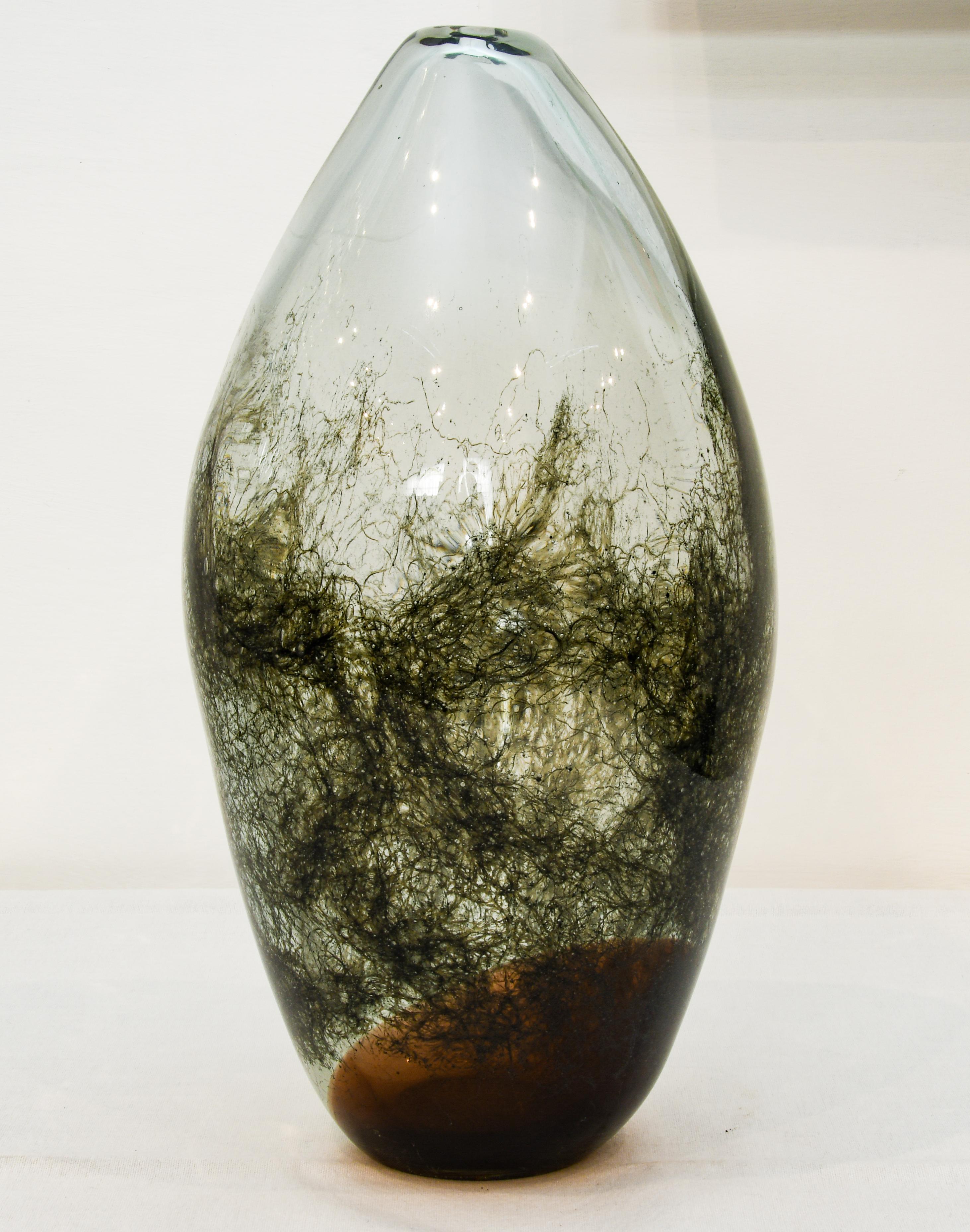 Crepuscolo-Vase aus Muranoglas von Ercole Barovier für Barovier & Toso (Moderne der Mitte des Jahrhunderts) im Angebot