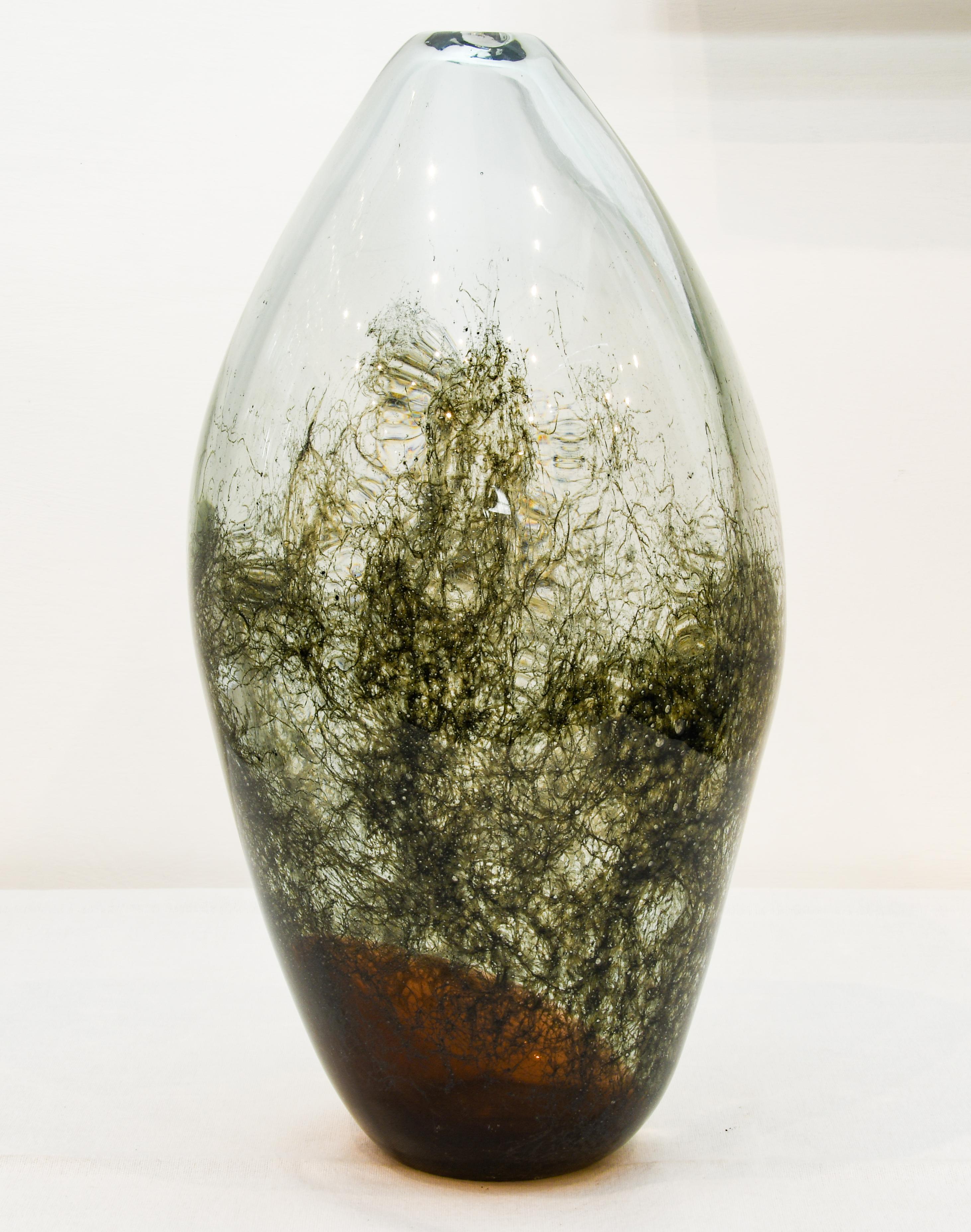 Italian Murano Glass Crepuscolo Vase by Ercole Barovier for Barovier & Toso For Sale