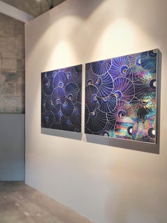 Sculpture murale Crépuscule de Myriam Hubert