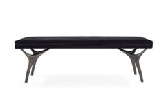 Crescent Bench in Bronze by Stamford Modern