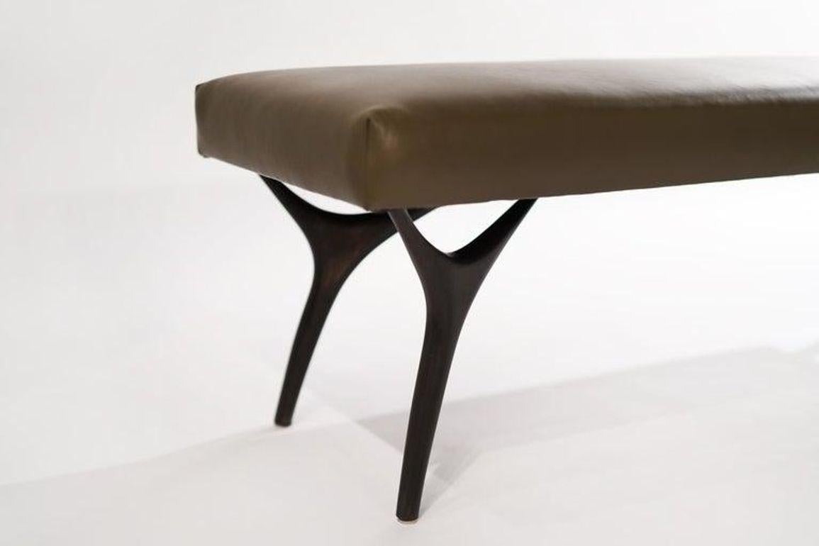 Bronzo Panca Crescent Serie 60 in ORB di Stamford Modern in vendita