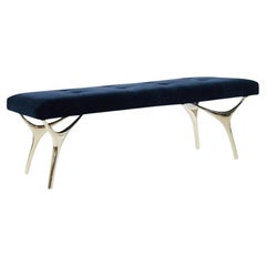 Banc Crescent Series 60 en laiton poli de Stamford Modern