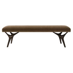 Crescent Bench Series 60 in Bronze by Stamford Modern