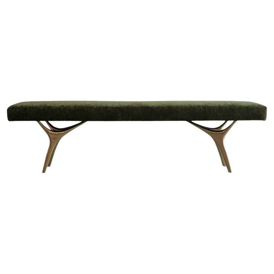 Banco Crescent Serie 72 en latón pulido by Stamford Modern en venta