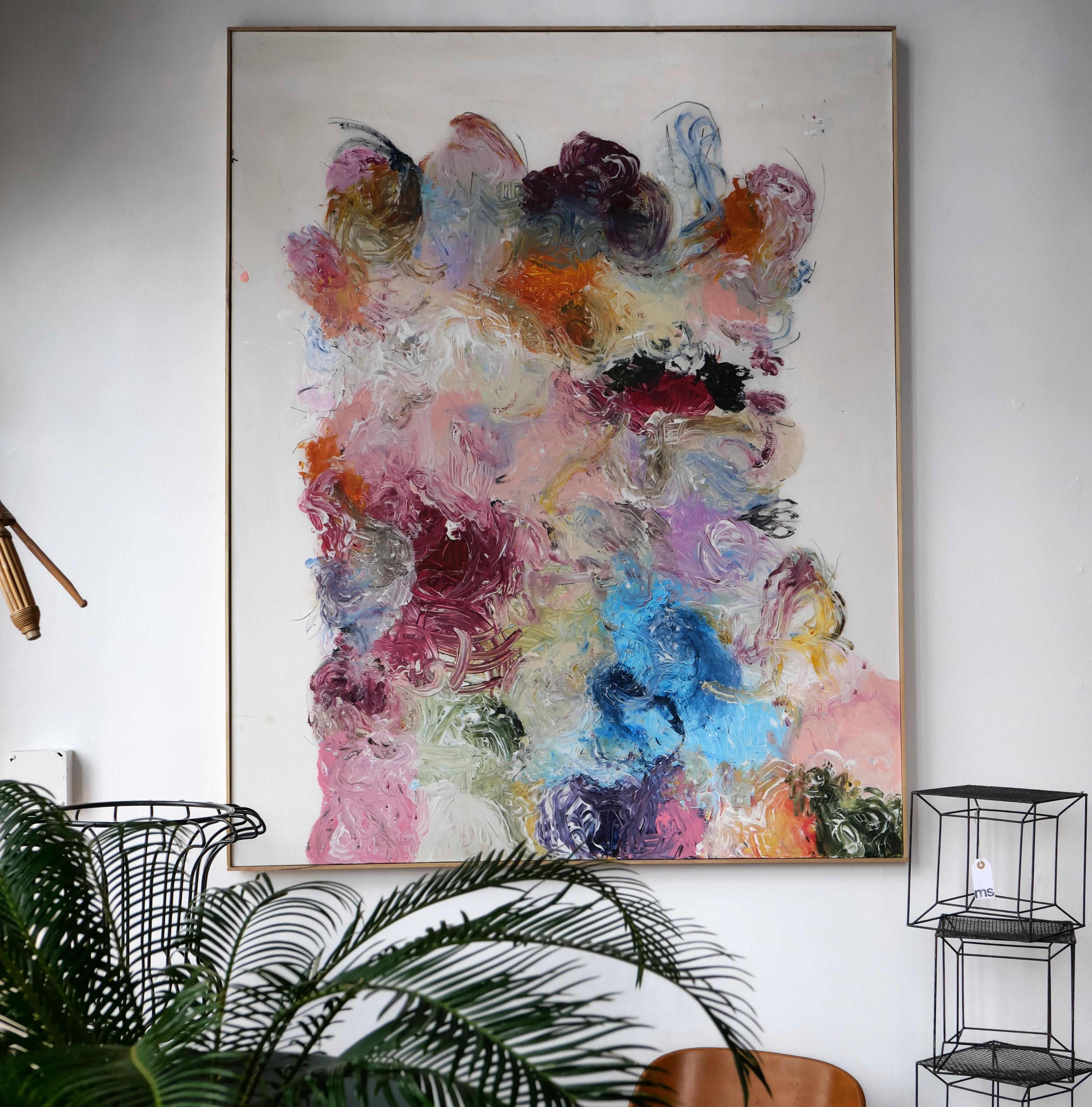 Expressionist Abstract Painting by Charlie Salas-Humara