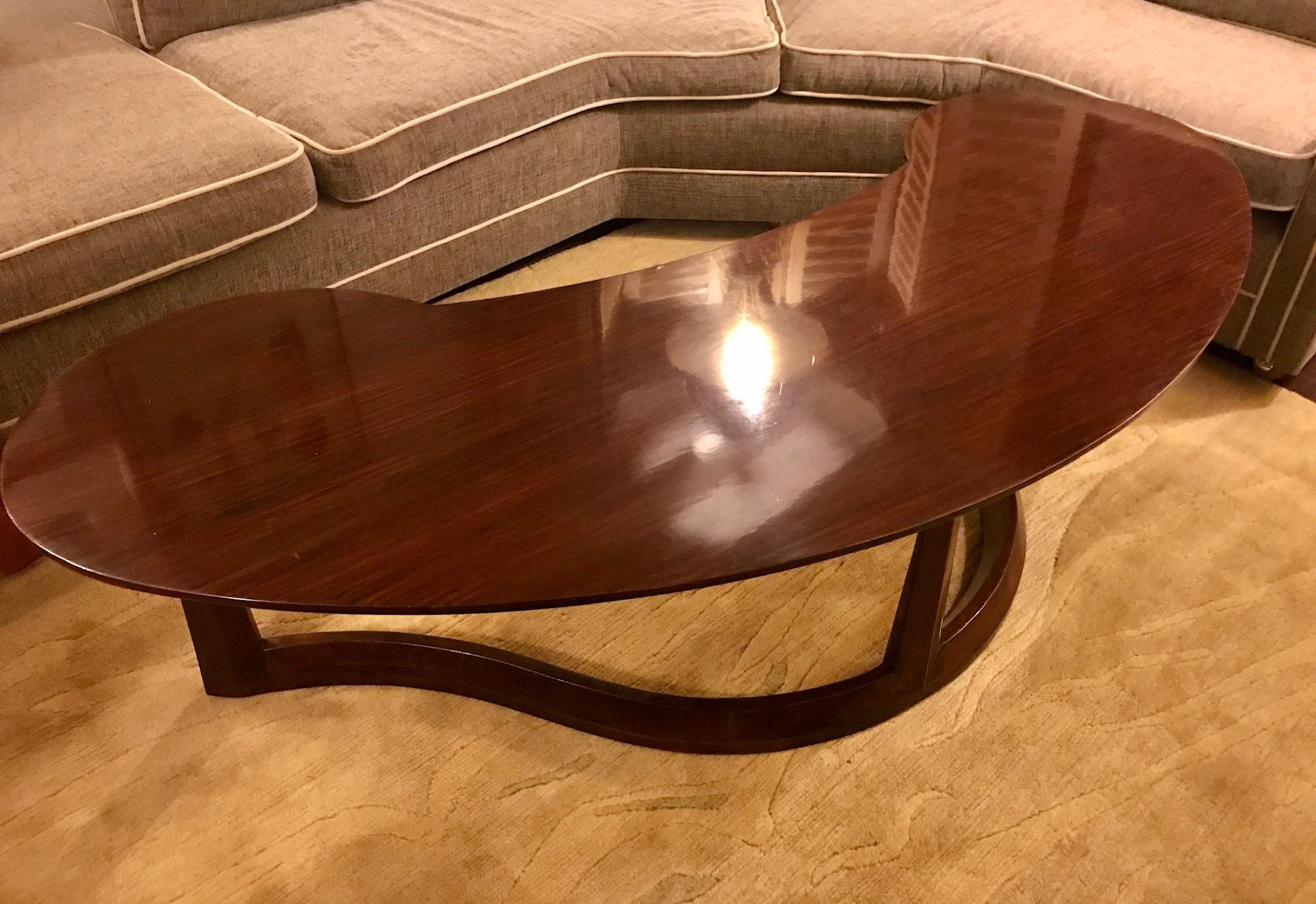 crescent side table