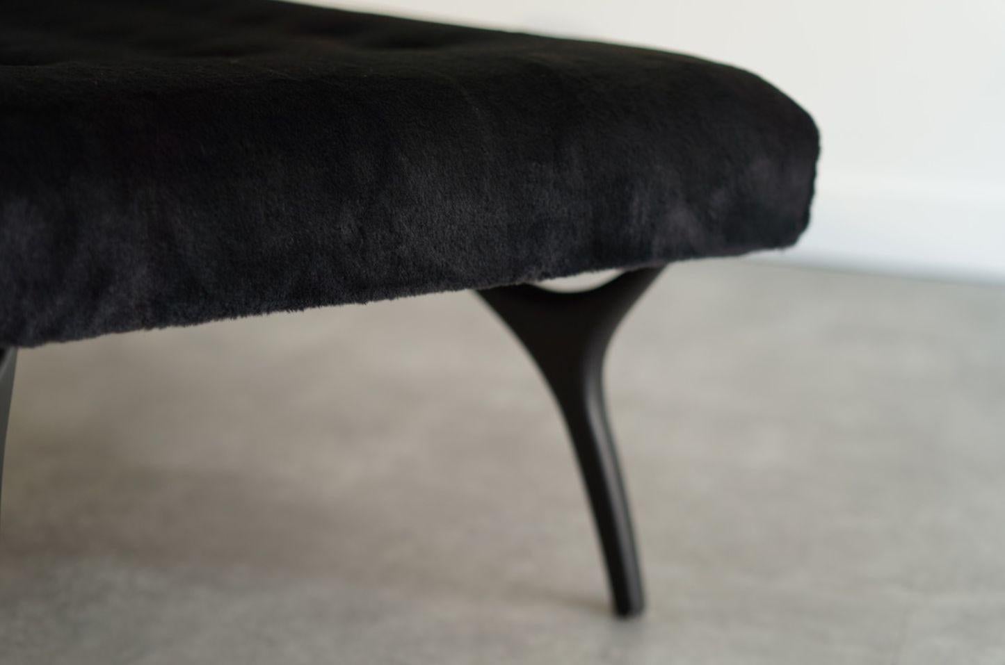 Crescent Daybed in Oil Rubbed Bronze by Stamford Modern For Sale 1