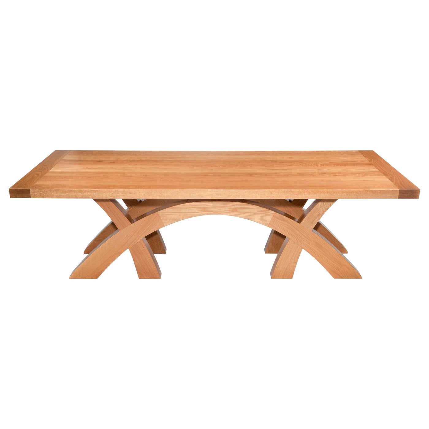 Cresent Rounds Table CRESCENT Oak Dining Table in Oak For Sale at 1stDibs | crescent oak ...