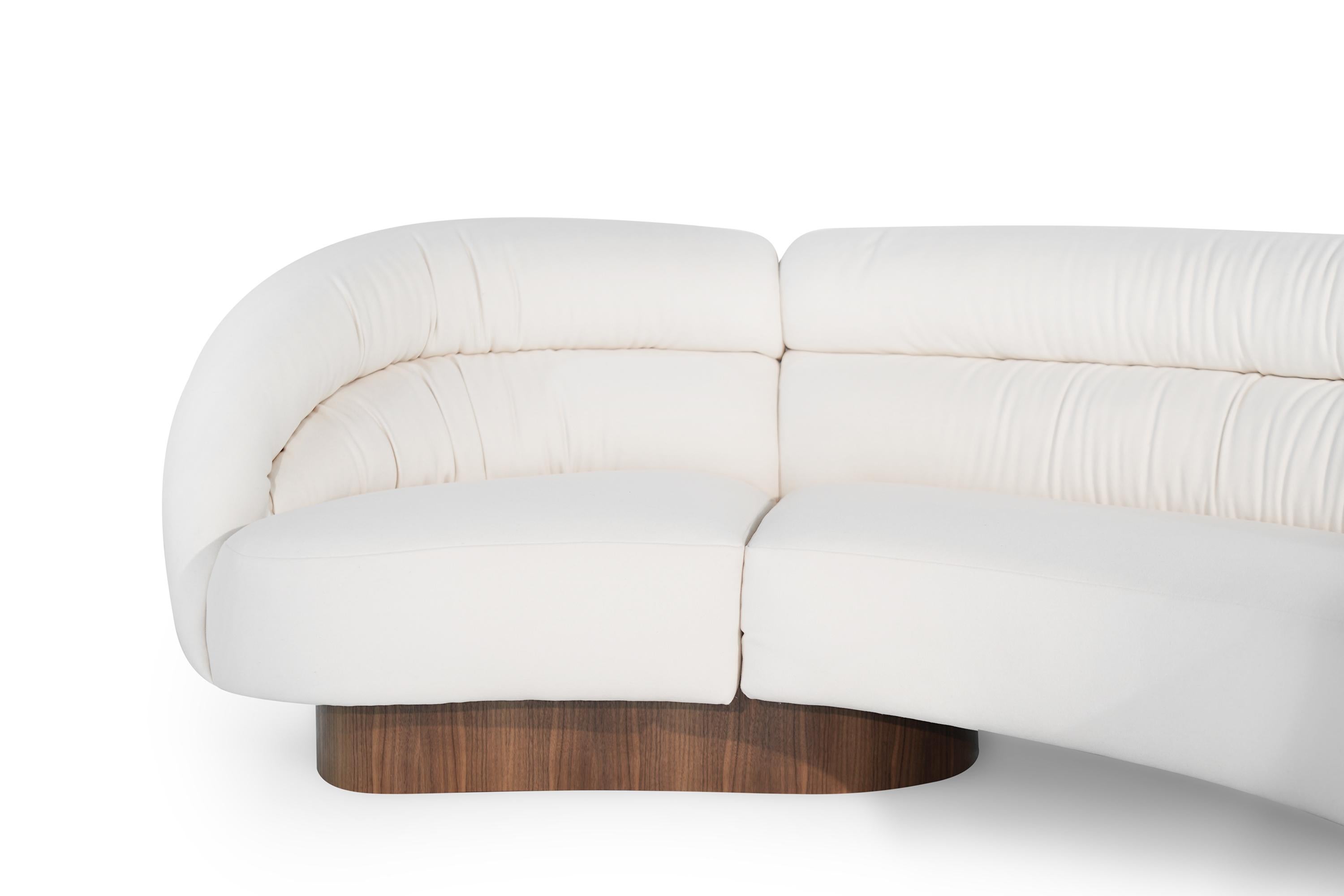 Crescent Sectional by Directional, 1970s In Excellent Condition In Westport, CT