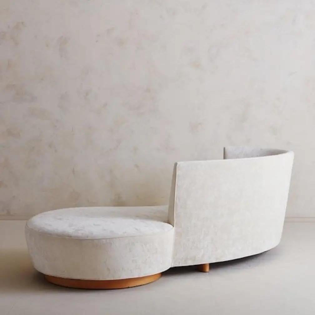 Upholstery Crescent Sofa by Vladamir Kagan, 2005