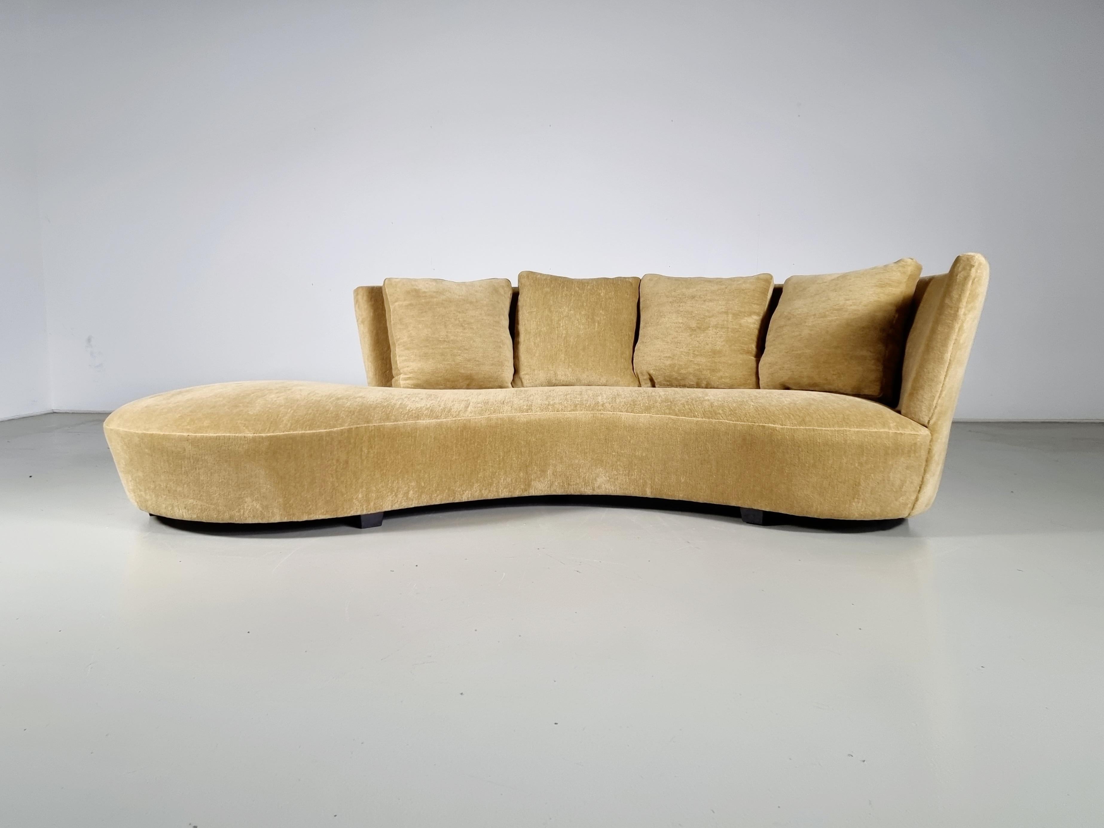 crescent couch