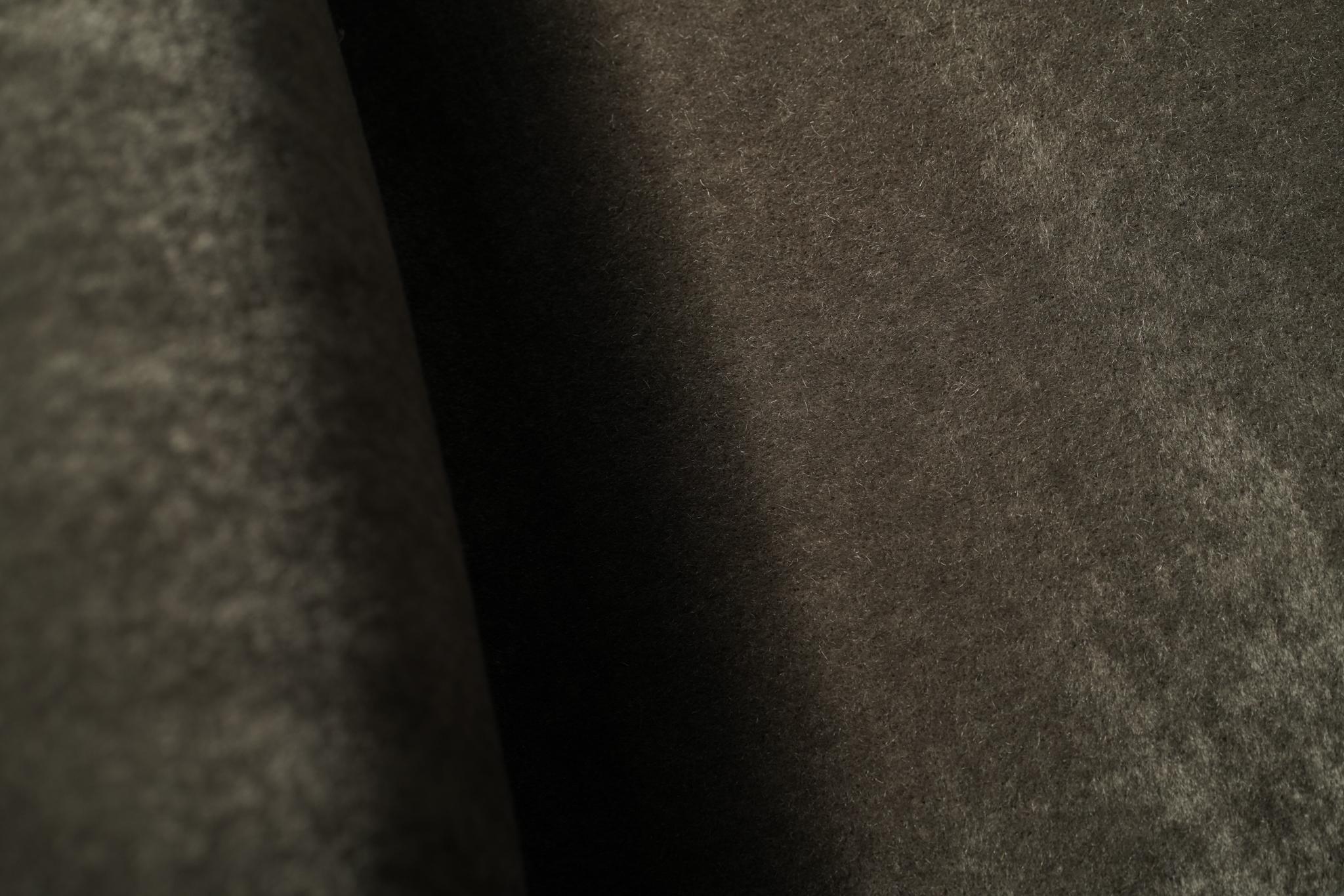Velvet Curved Mohair Sofa