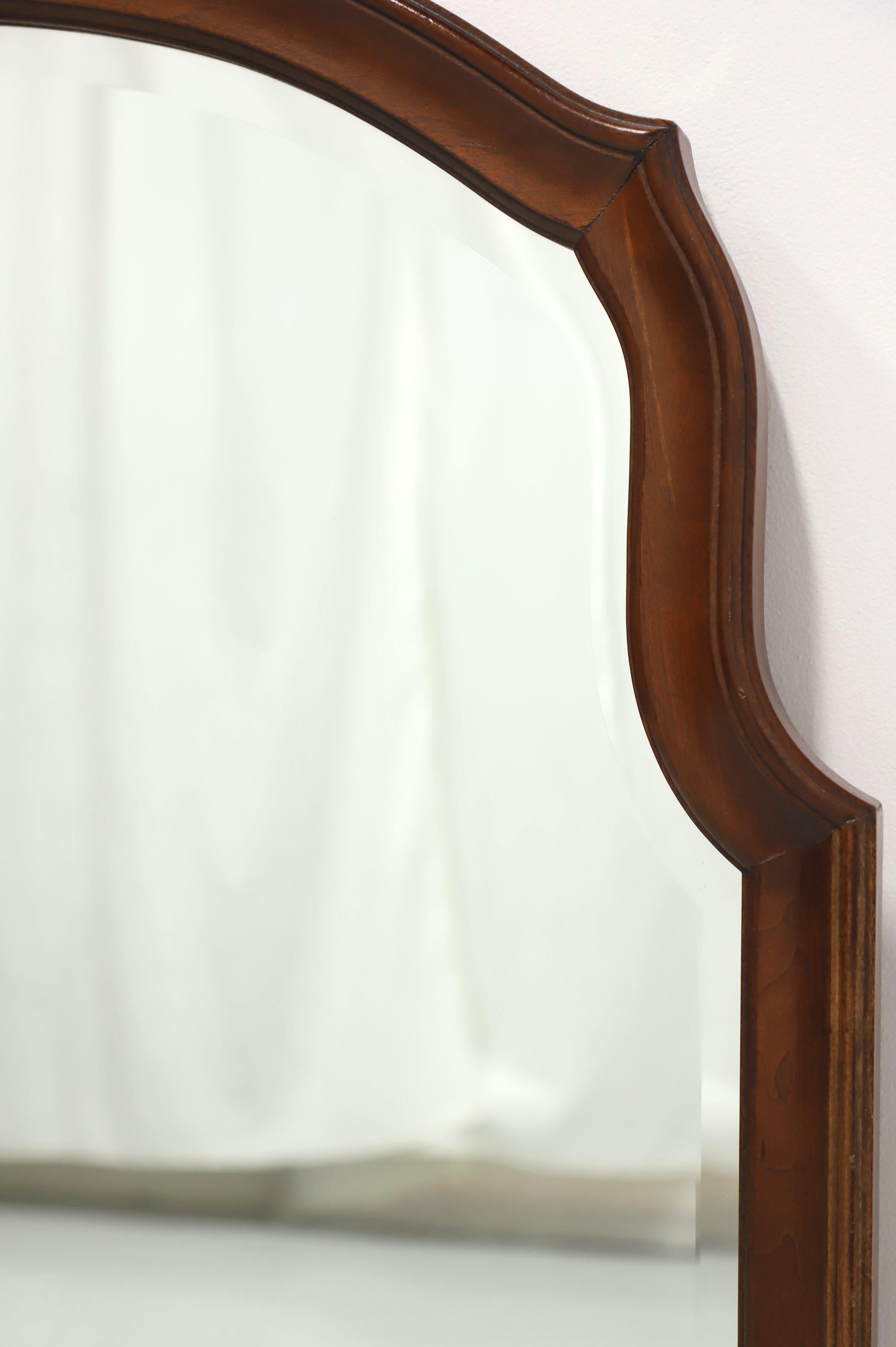 American CRESENT Pennsylvania Cherry Traditional Beveled Wall Mirror For Sale
