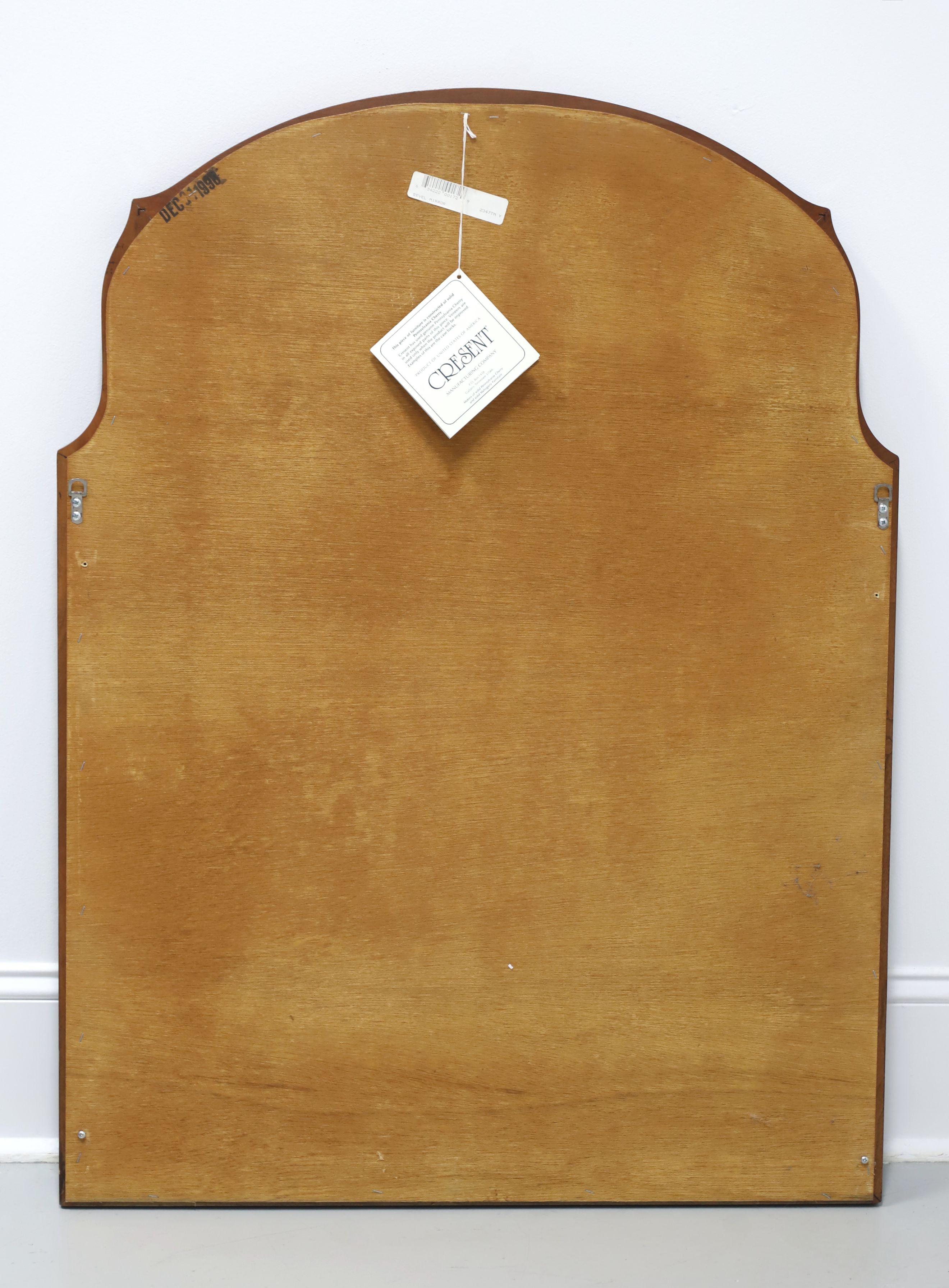 CRESENT Pennsylvania Cherry Traditional Beveled Wall Mirror For Sale 1