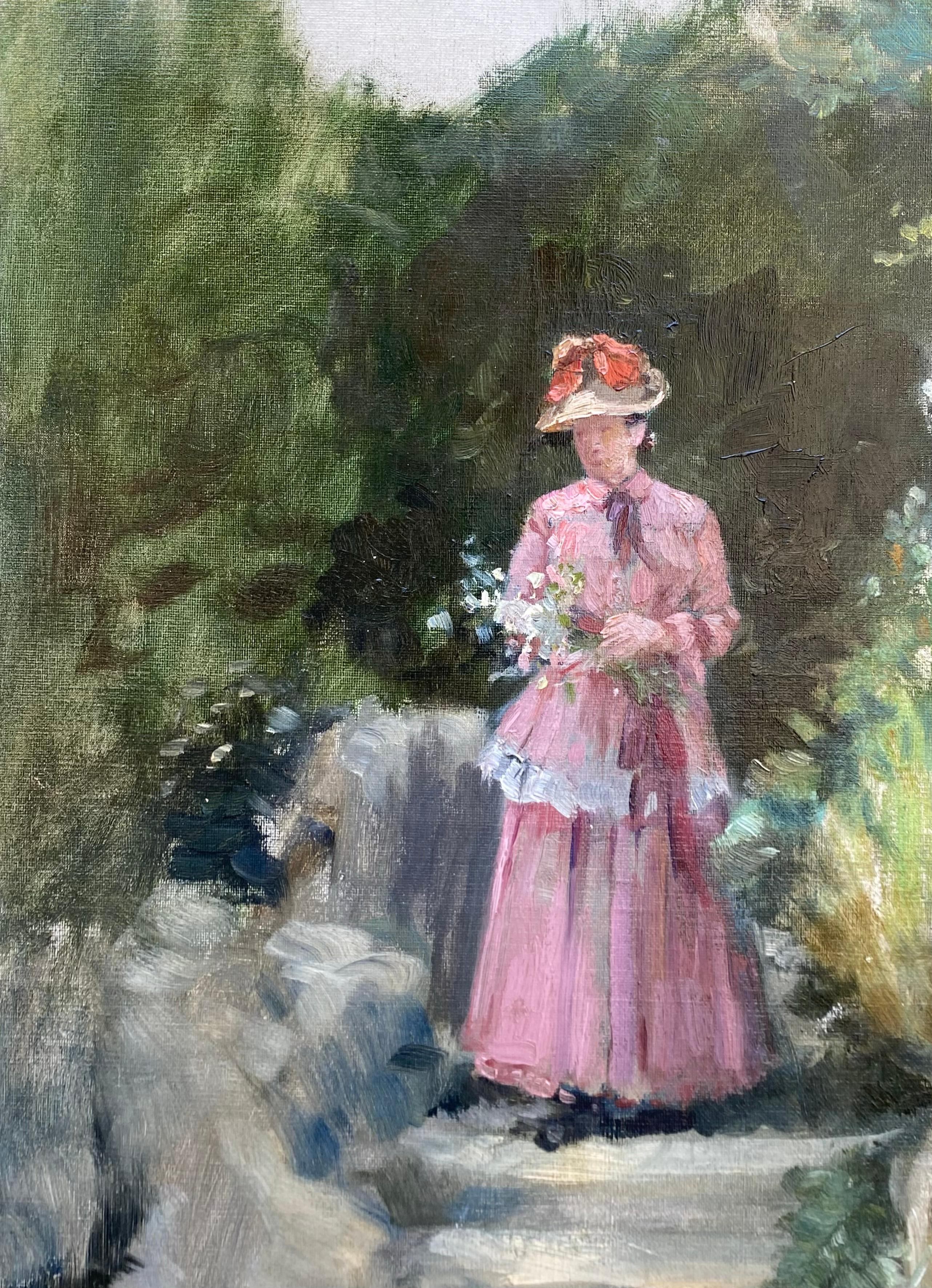 Die Dame im Garten