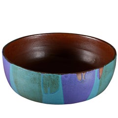 Cressey Stoneware Planter with Drip Glaze