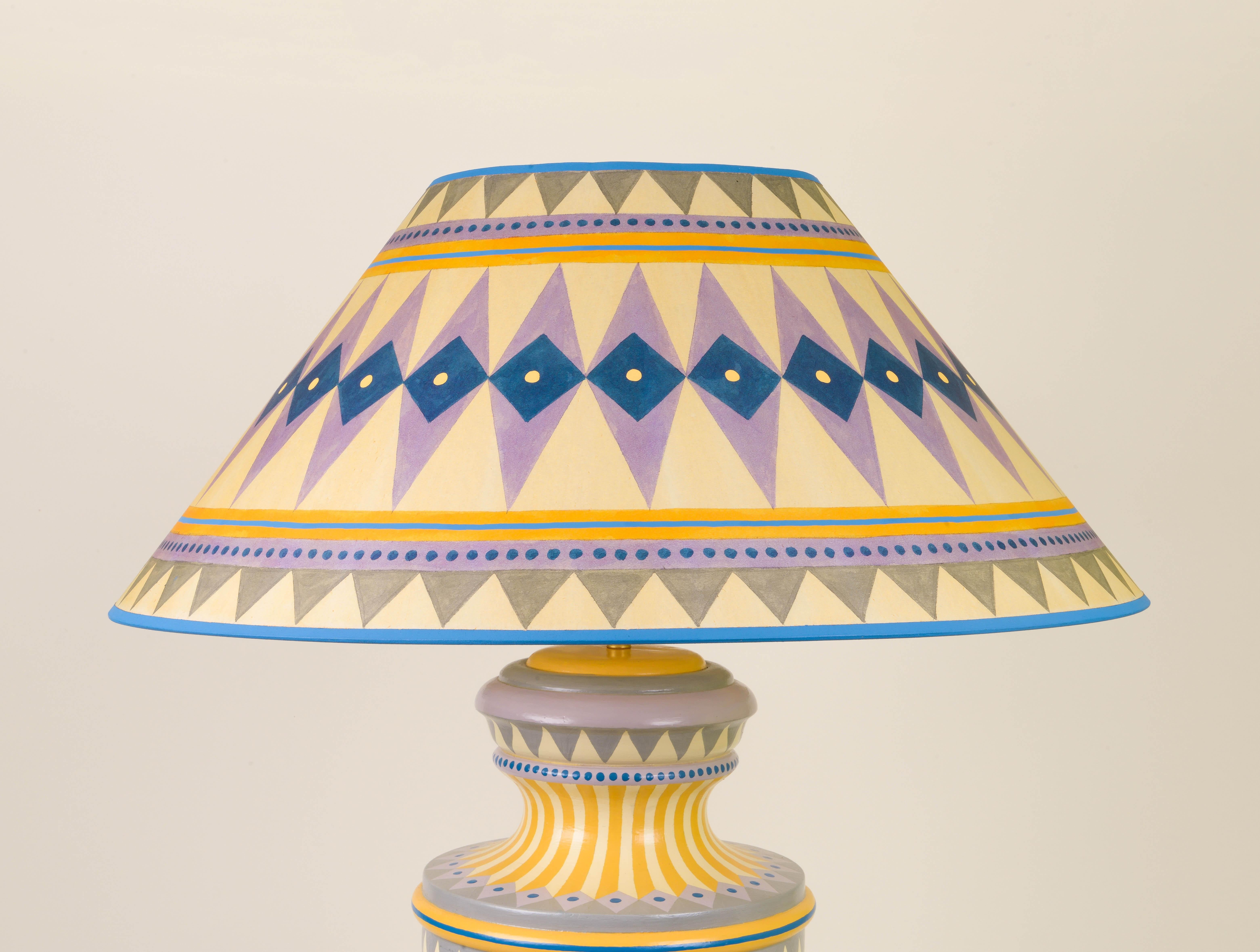 Post-Modern Cressida Bell - 'Harlequin' Table Lamp For Sale