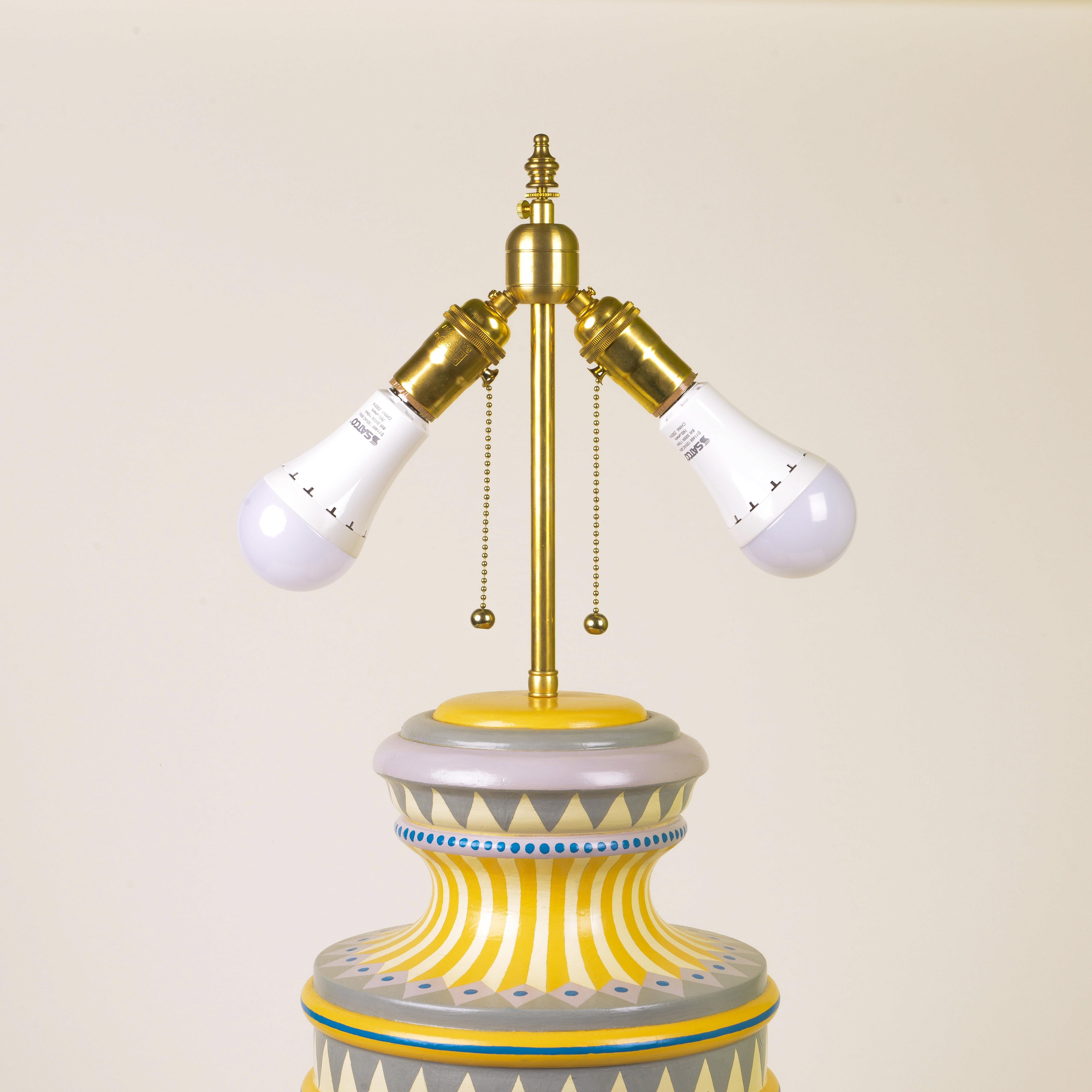Contemporary Cressida Bell - 'Harlequin' Table Lamp For Sale
