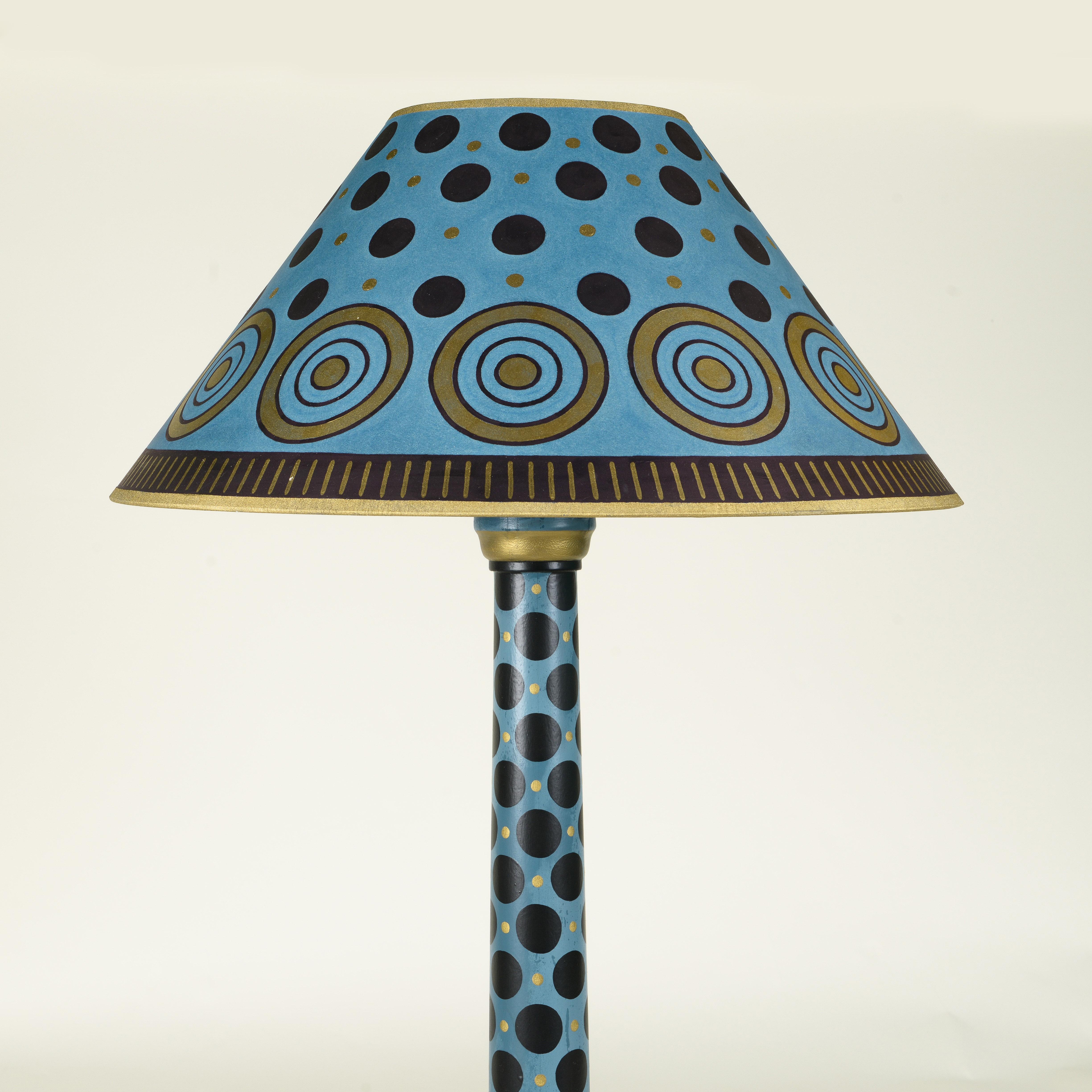 Post-Modern Cressida Bell - 'Trafalgar' Pair of Table Lamps For Sale