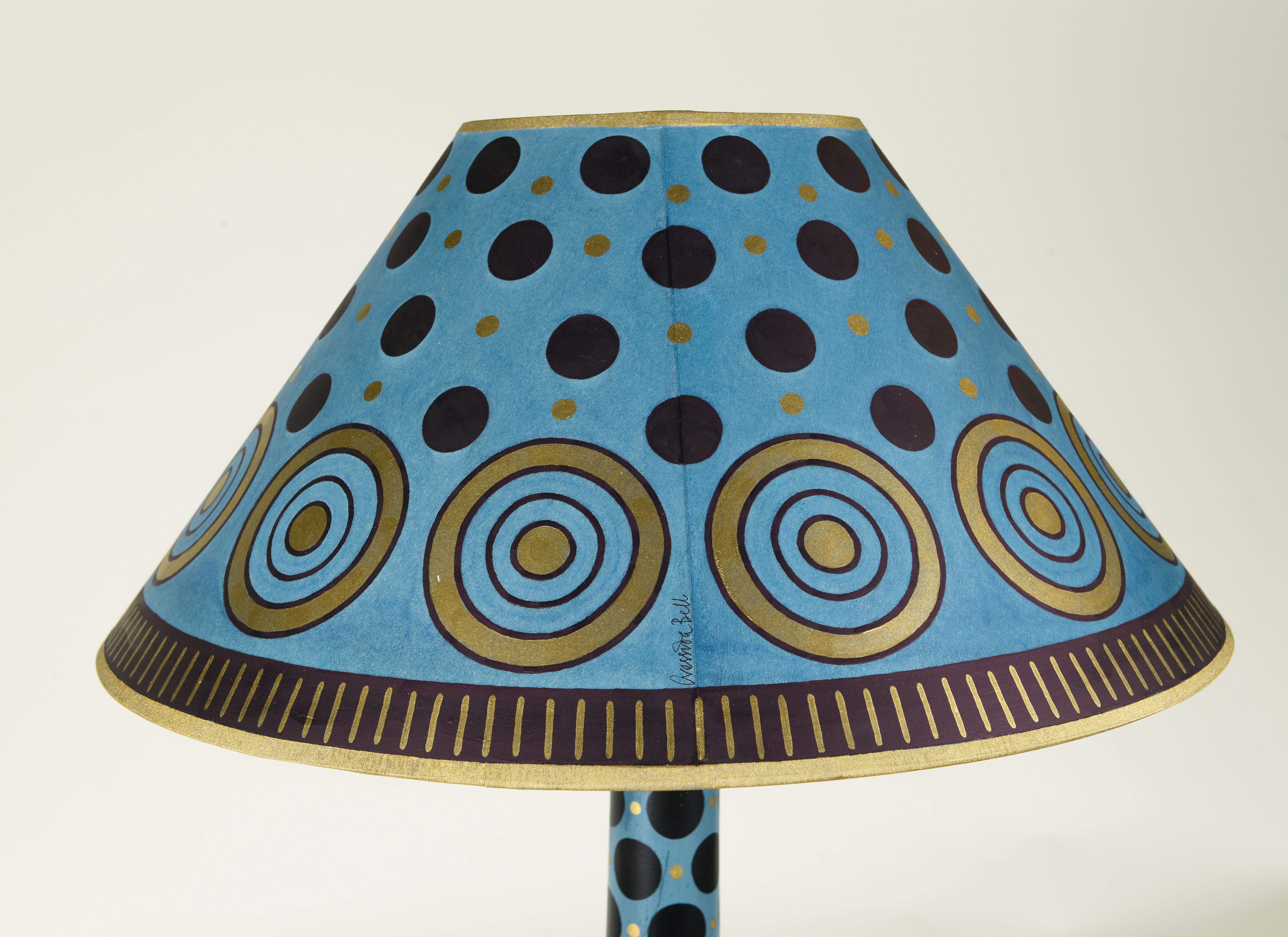 Contemporary Cressida Bell - 'Trafalgar' Pair of Table Lamps For Sale