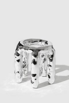 Crest and Trough Contemporary Side Table