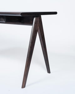 Crest Desk by Tretiak Works, Oxidized Walnut Handmade Contemporary Desk