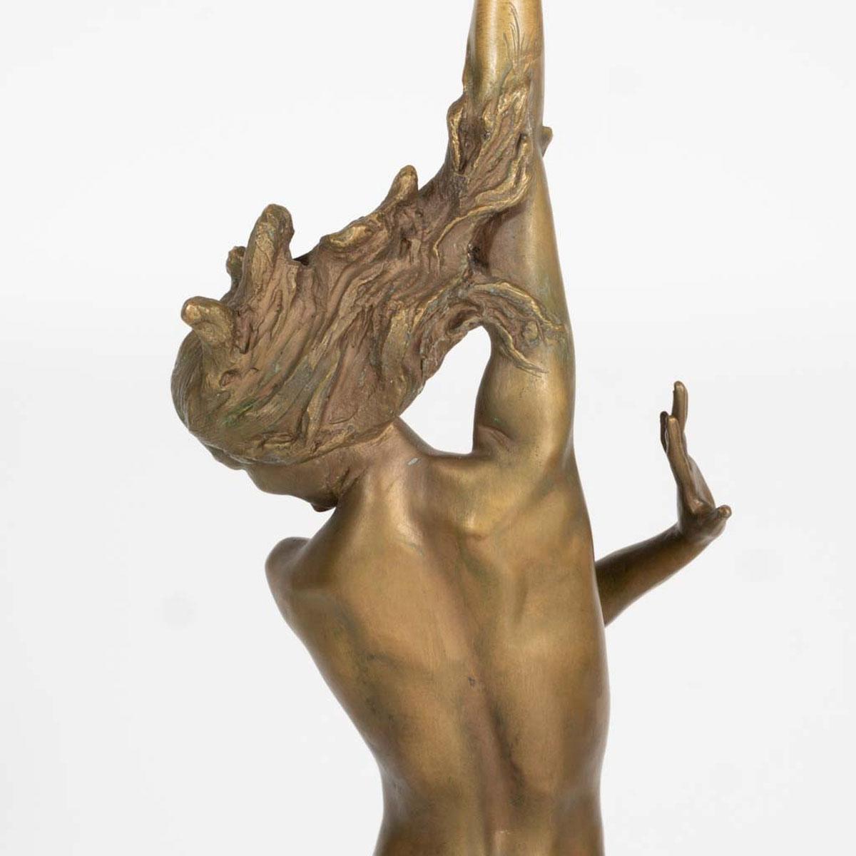 Skulptur „Crest of the Wave“ von Harriet Frishmuth (Frühes 20. Jahrhundert) im Angebot
