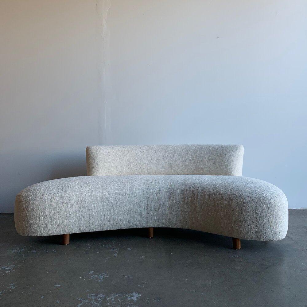 Crest Sofa by Vintage on Point, Floor Model Sold, Custom Order Only In New Condition For Sale In Los Angeles, CA