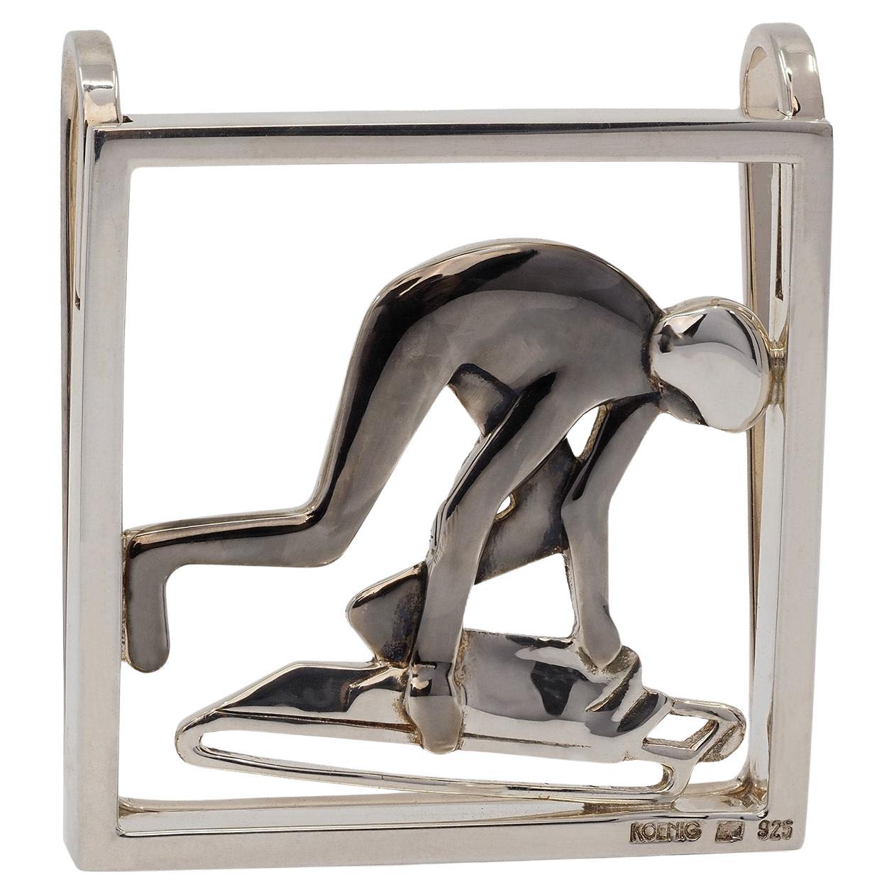 "Cresta Run" Money Clip For Sale