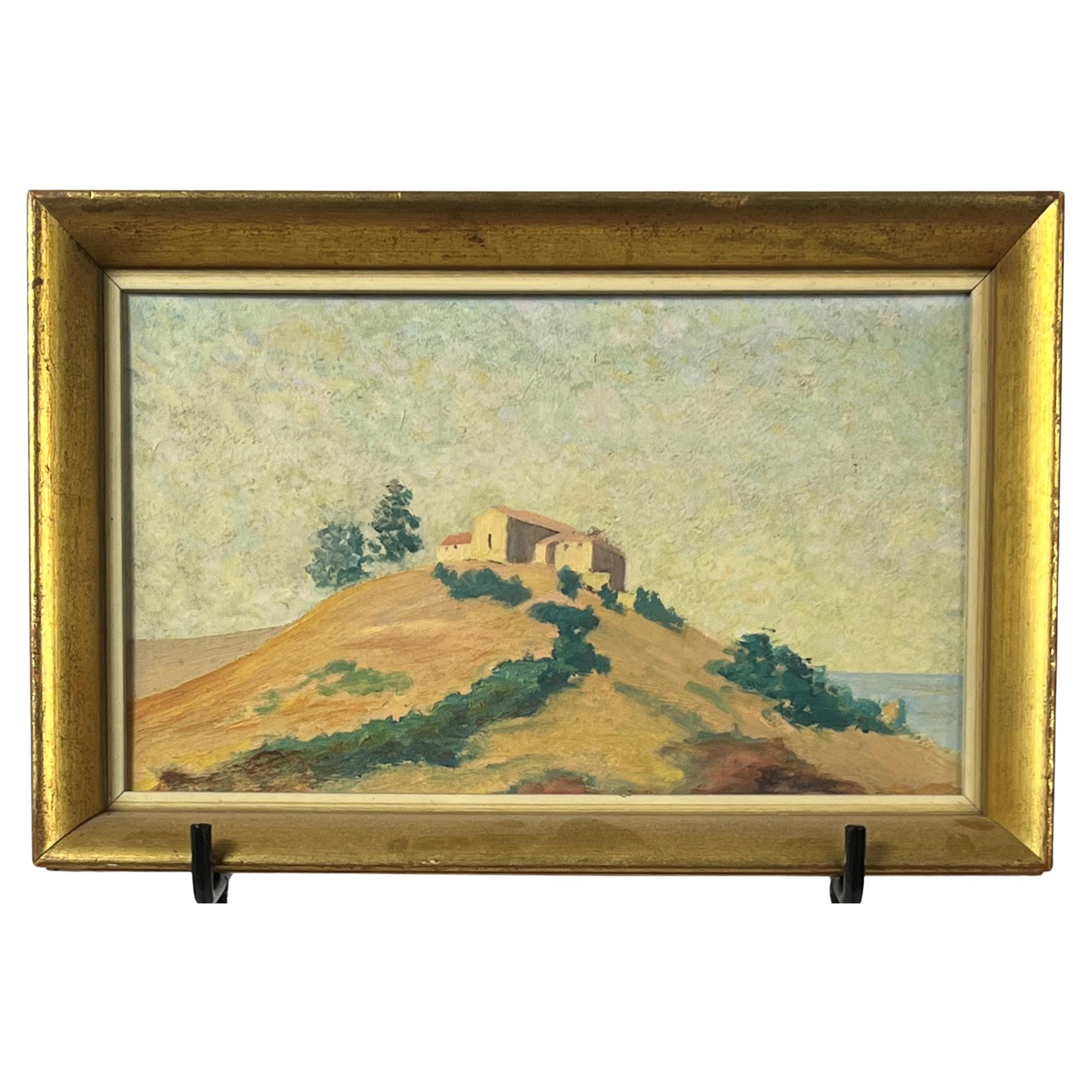 Crestmount : Antonio Morino Home 1923 signed Ballou LA Paramour estate painting