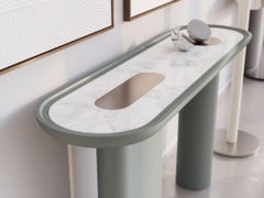 CRETA Console Halcyon Green lacquer