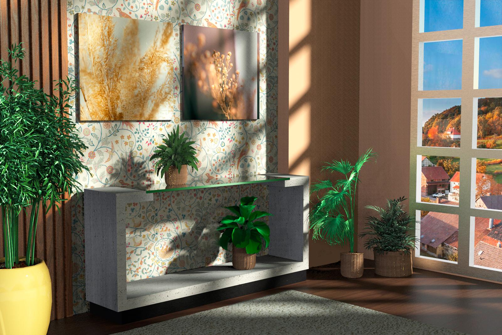 Creta Marble Design Console Table Italian Travertine Marble Contemporary Design For Sale 1