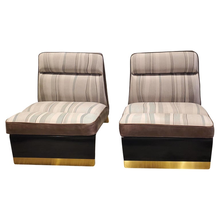 View of Designer Leather Dining Chairs - Wayfair