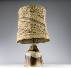 Kunsthandwerkliche Creuze-Tischlampe, Frankreich, 1950er Jahre