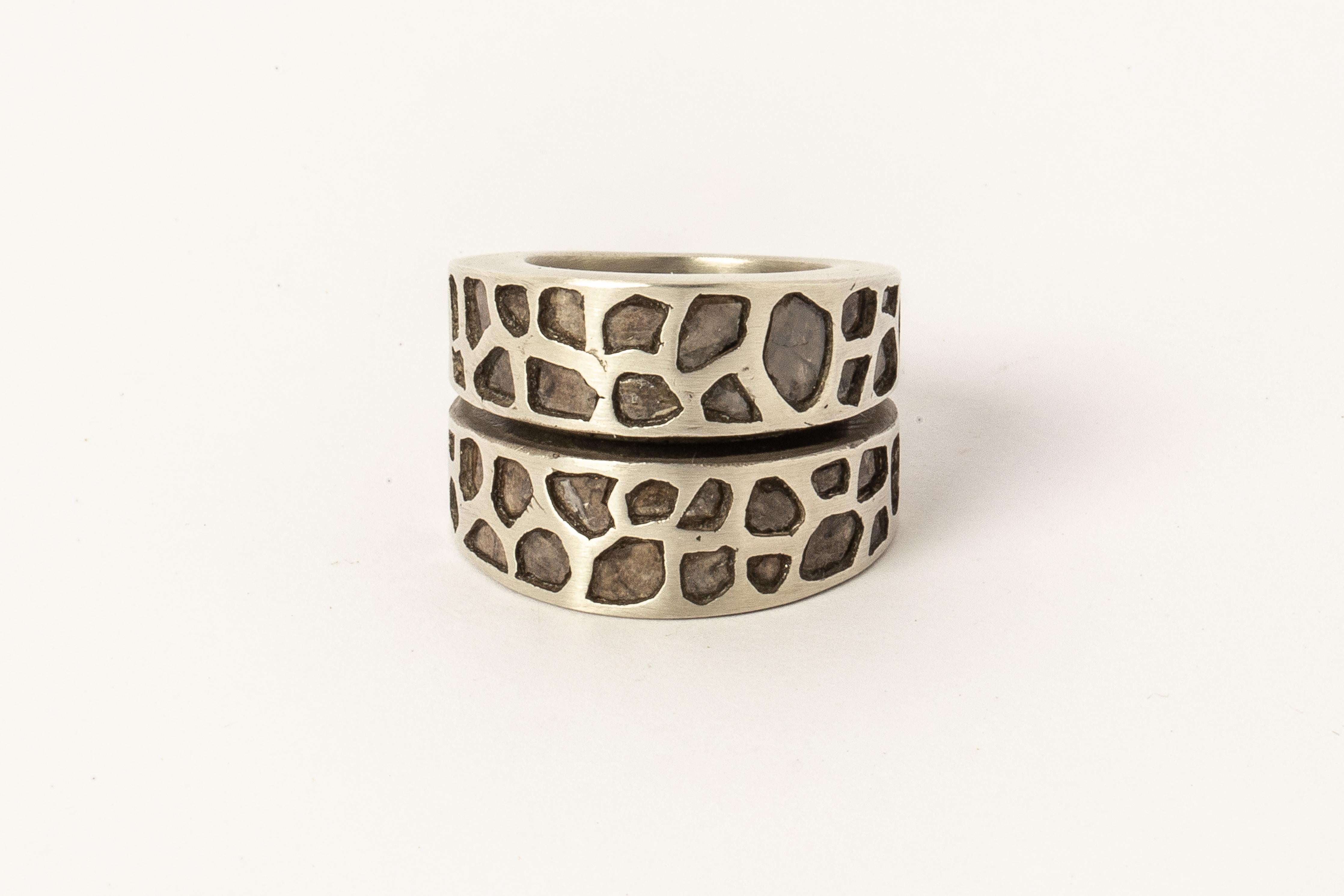 For Sale:  Crevice Ring (Mega Pavé, Wide, DA+DIA) 3